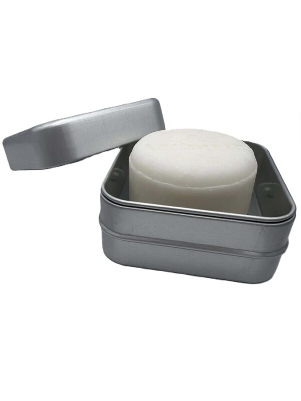 Champú Sólido de Arroz y Romero + Caja de aluminio