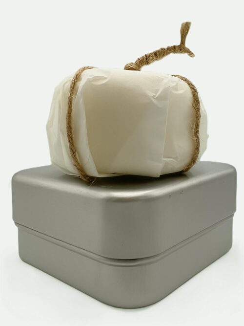 Champú Sólido de Arroz y Romero + Caja de aluminio